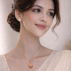 Rose Gold Silver Star Pendant Chain